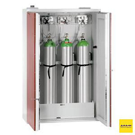 Шкаф для газовых баллонов, 4×50 л или 8×10 л, 30 мин, Eco+XXL