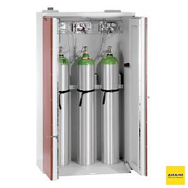 Шкаф для газовых баллонов, 3×50 л или 6×10 л, 30 мин, Eco+ХL